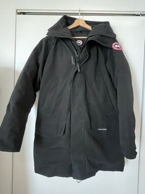 Canada Goose Black Men's Insulated Parka with Hood